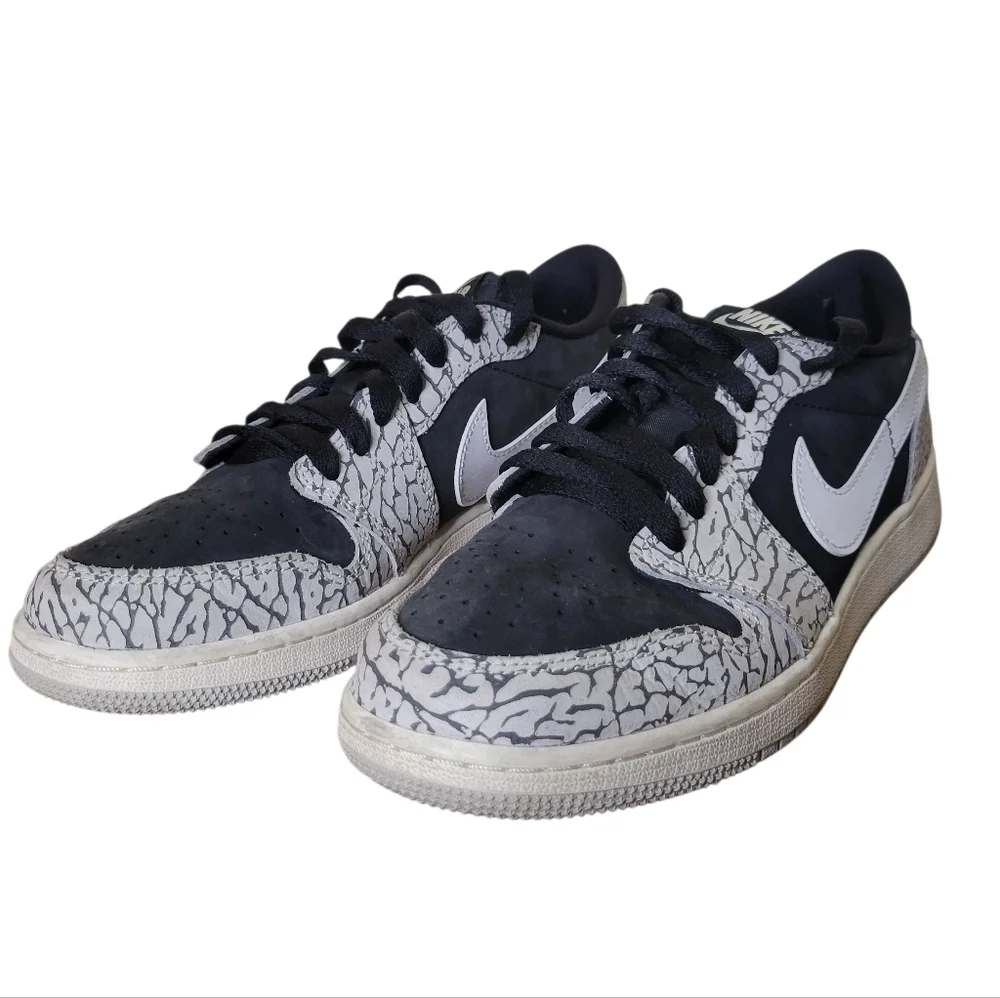 Nike Jordan 1 Retro Low OG GS Black Cement Air Jordan